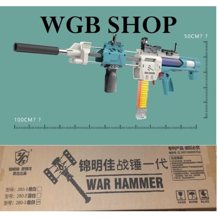Mainan War Hammer Jinming Dart Blaster Busa