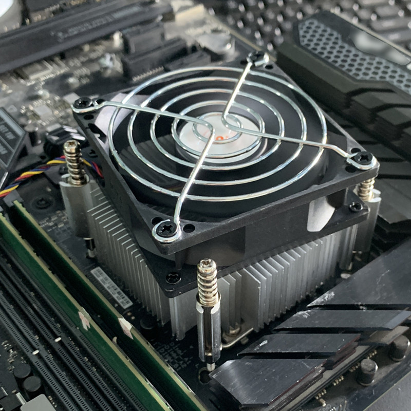 80Mm Tower Cpu Air Cooler 4Pin Pwm Pc Processor Cooling Fan For Intel Lga 1155 1156 1150 1151 1366