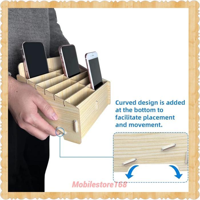 RAK KAYU UNTUK SUSUNAN HP