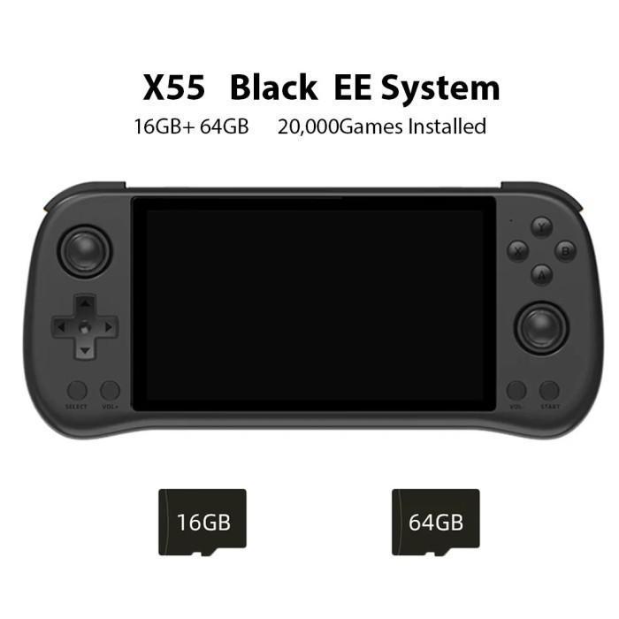 Powkiddy X55 Retro Handheld Game Console 5.5Inch Screen 16Gb 64Gb