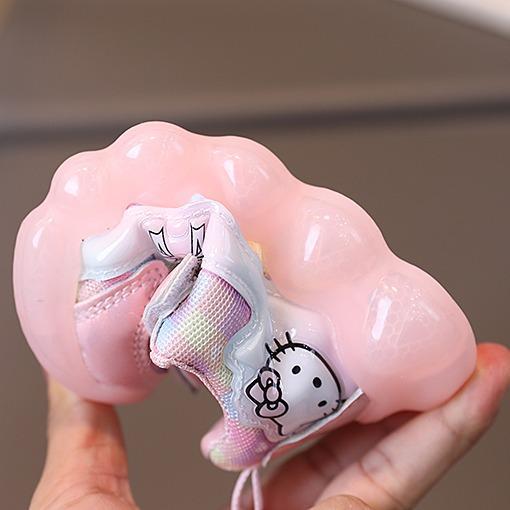 LKM457 Sepatu Sport Anak Perempn Casl Bayi Dengan Lampu LED Sekolah [1KG 3PC] HALOMOMS