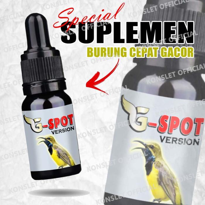 ORIGINAL G-SPOT GSPOT G SPOT VITAMIN METABOLIS SUPLEMEN PENGGACOR BURUNG READY STOCK