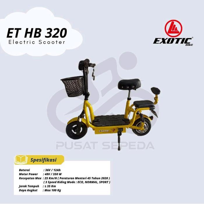 SCOOTER LISTRIK EXOTIC ET HB 320 E-SCOOTER