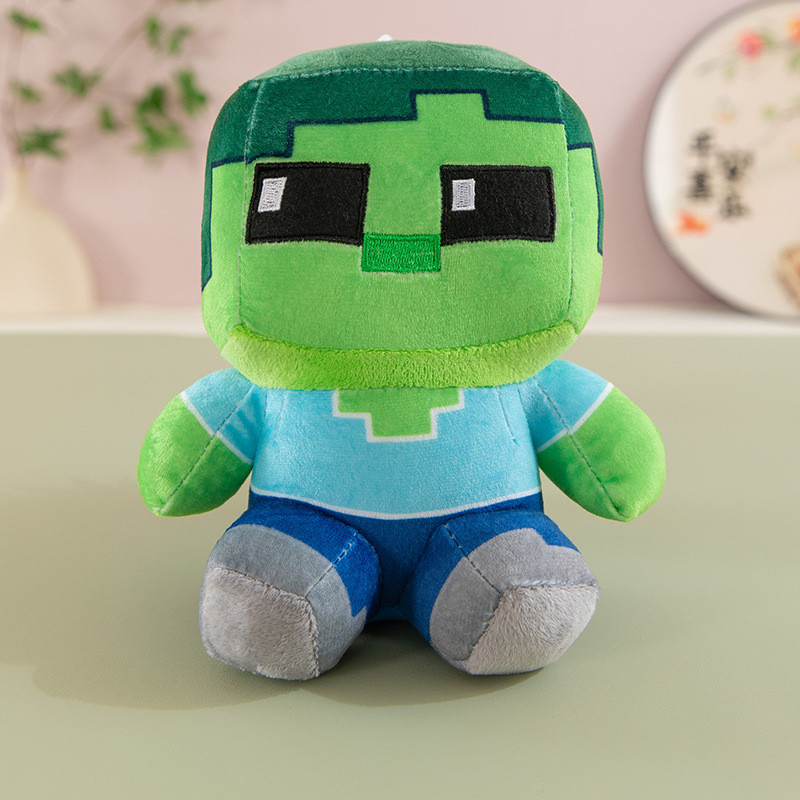 New 20cm Minecraft Plush Toy Creeper Stitch JJ Monster Doll Claw Machine Plush Doll Boy Birthday
