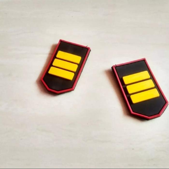 Patch Rubber Kerah Pangkat AKP