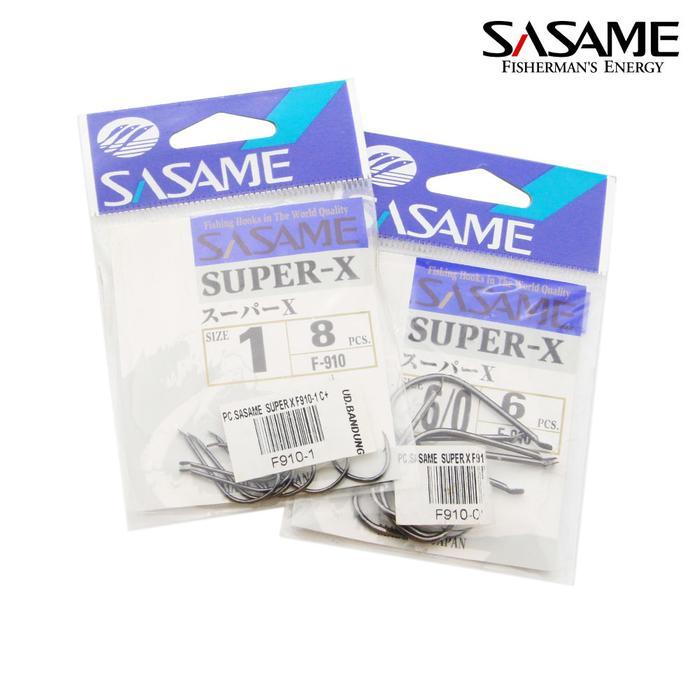 READY Terlaris Sasame Super X F-910 Hook Kail Pancing Tajam Kuat Made in Japan Promo Murah