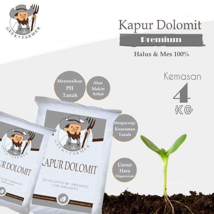 Terbaru Geek Farmer - Pupuk Kapur Pertanian Dolomit Premium