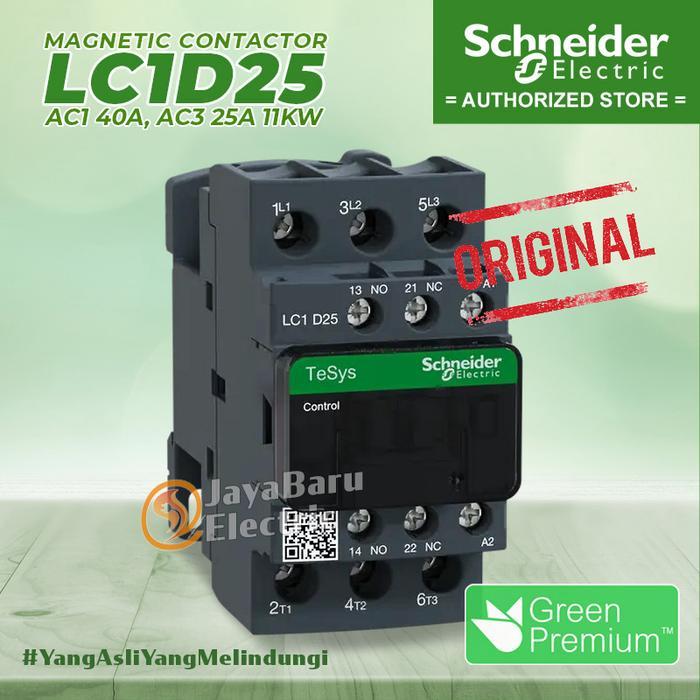 SCHNEIDER KONTAKTOR CONTACTOR LC1D25 24V 42V 48V 110V 220V 380V LC1D25B7 LC1D25D7 LC1D25E7 LC1D25F7