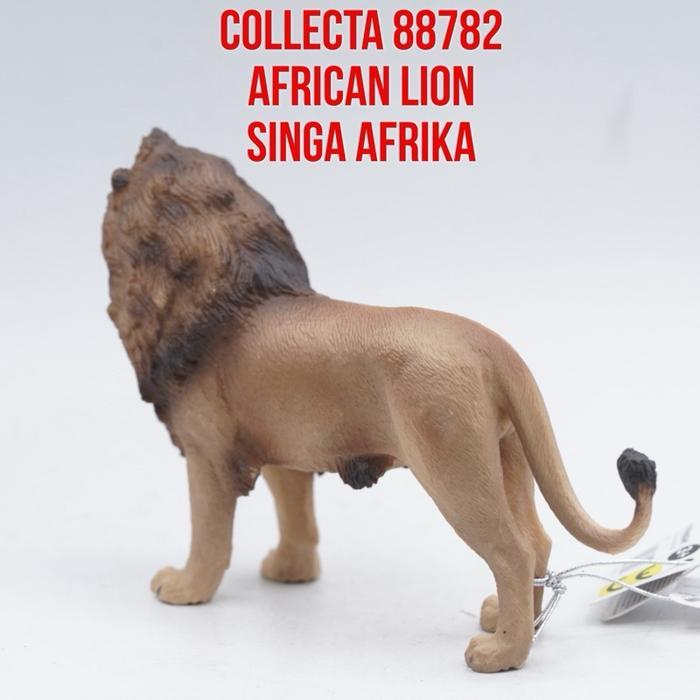 Grafi - Collecta 88782 African Lion Singa Afrika Jantan Panthera Leo Mainan Binatang Miniature Hewan