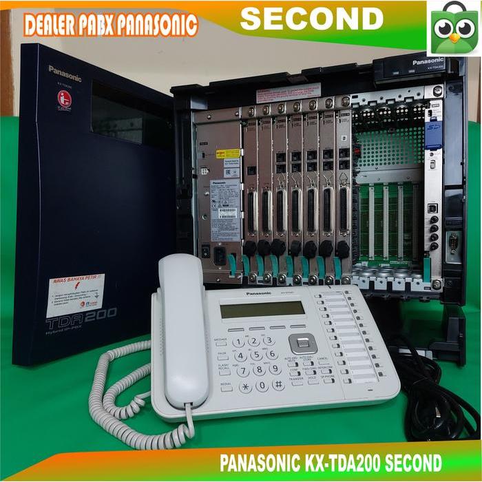 BERKUALITAS Pabx Panasonic KX-TDA200 Second (bekas) Kondisi Normal