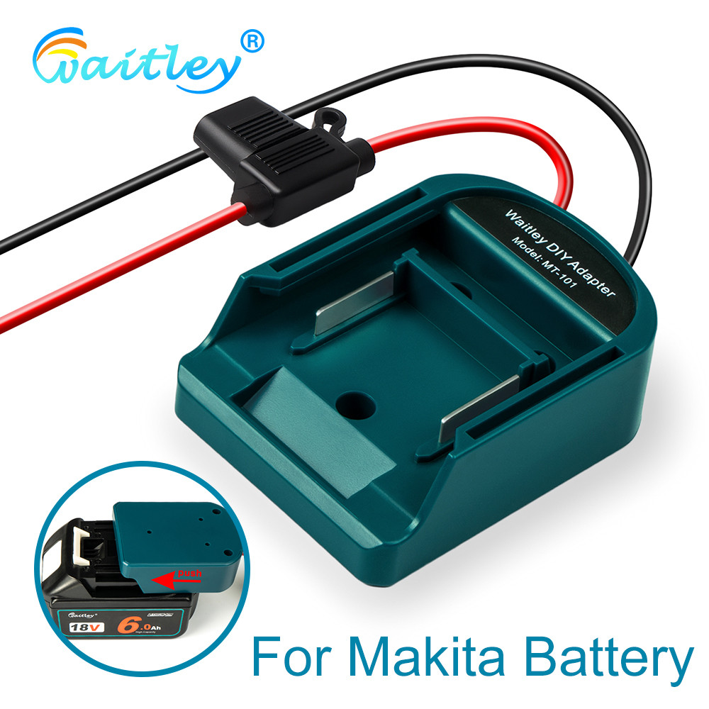 External Battery Adapter Converter for MT Makita 14V/18V Battery DIY Power Tool box mod Plug