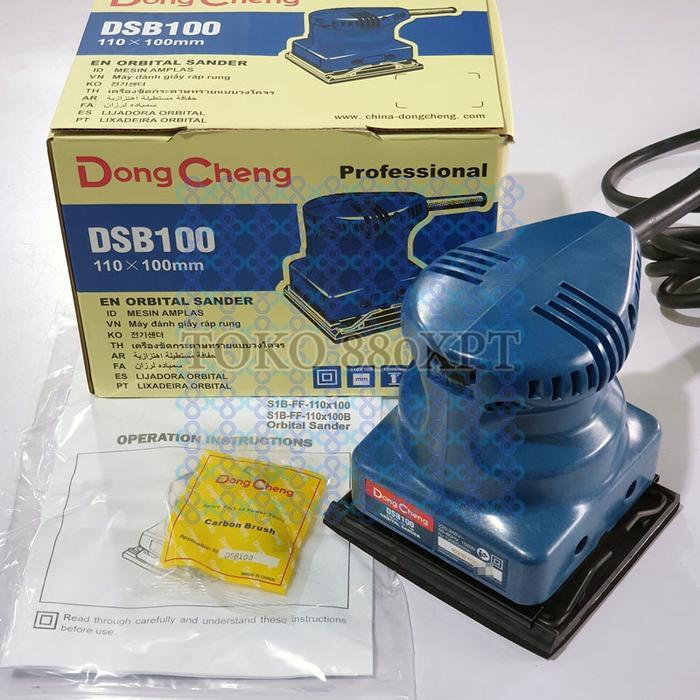 TERMURAH TERLARIS TERBARU DONGCHENG DSB100 SUMO SX6000 MESIN AMPLAS ORBITAL SANDER 110MM X 100MM