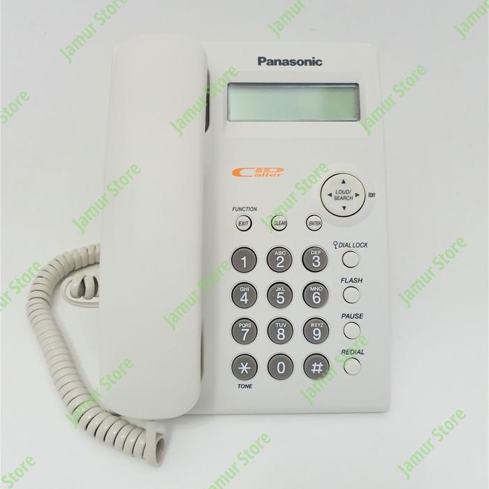 Baru Telepon Kantor/Telepon Rumah/Telepon Kabel Panasonic Kx-Tsc11 White
