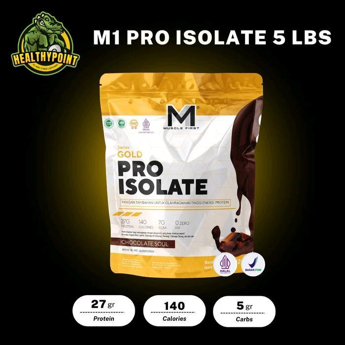 M1 MUSCLE FIRST PRO ISOLATE 5 LBS MUSCLE FIRST GOLD ISOLATE PROTEIN WHEY 5 LBS