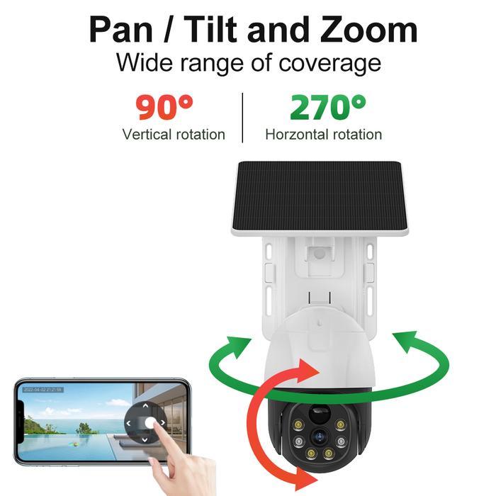 Kamera CCTV Solar Panel terproof HD Pro Camera Wifi outdoor