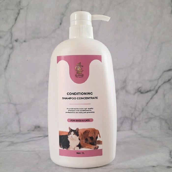 Conditioning Shampoo Concentrate C-One Pet Care utk anjing & kucing 1 Liter