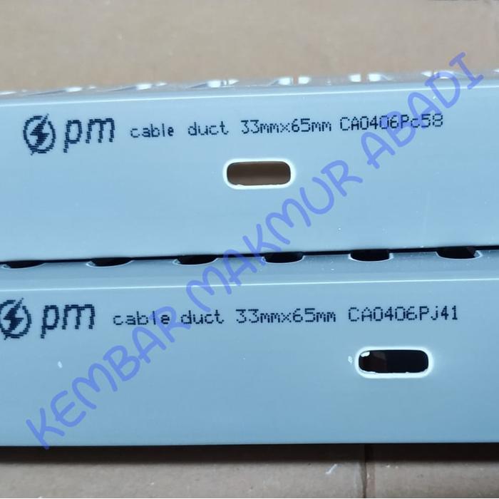 NEW Kabel Duct 33x65 / Wiring Duct / Ducting 33x65mm LUBANG ABU-PM