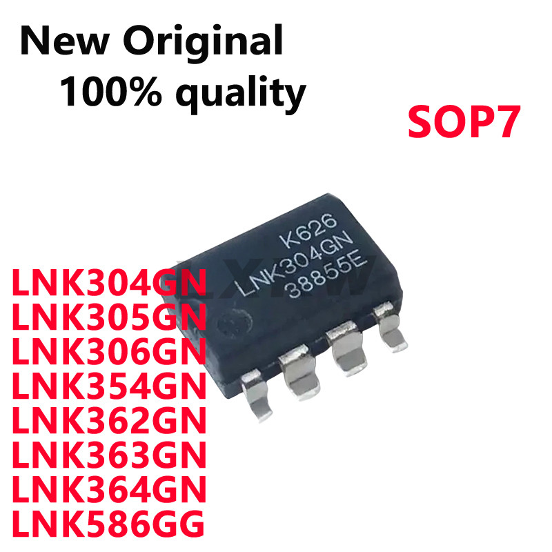 10/PCS New Original LNK304GN LNK305GN LNK306GN LNK354GN LNK362GN LNK363GN LNK364GN LNK586GG SOP-7