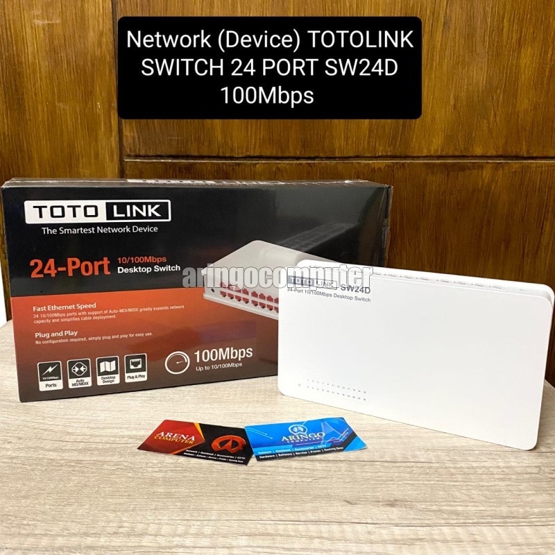 TOTOLINK SWITCH 24 PORT SW24D 100Mbps