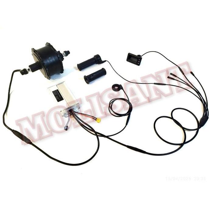 ebike kit fatbike rear hub 500w 48v cassette waterproof - without sensor