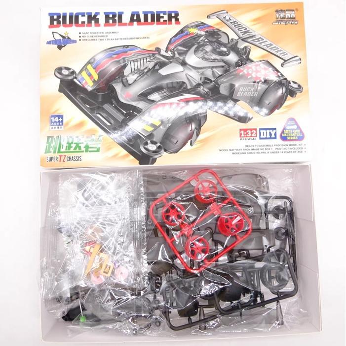 Rep Tamiya Mini 4wd Merk Jiepin Buck Blader Super TZ Chassis