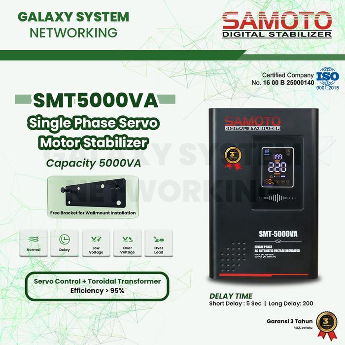 SMT5000 Stabilizer SAMOTO 5000VA Stavolt Single Phase Stavolt