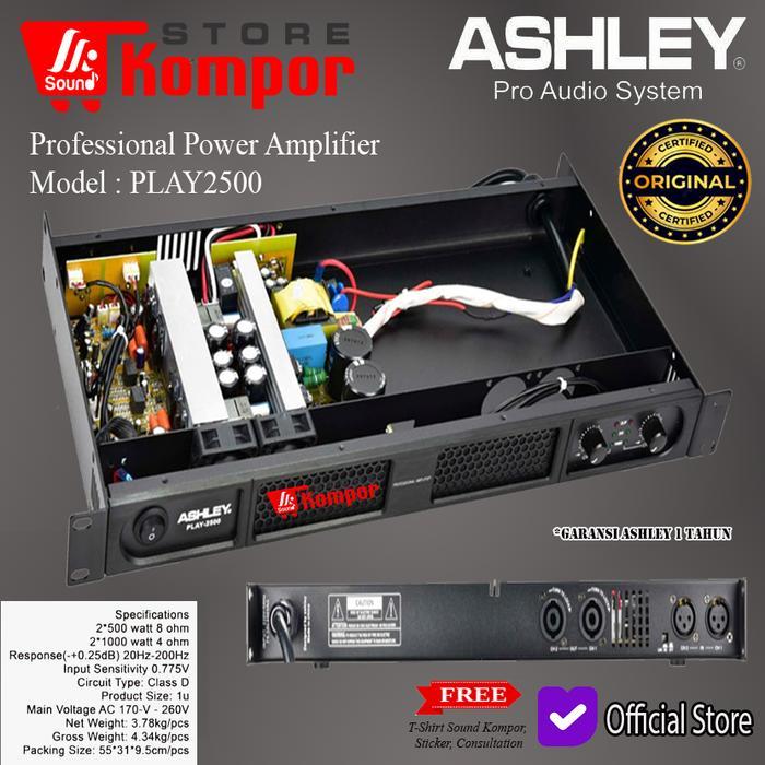 POWER AMPLIFIER ASHLEY PLAY 2500 POWER ASHLEY PLAY2500