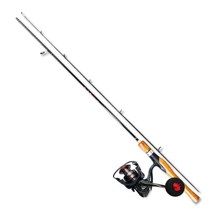 Daiwa Fishing - 1 Set Paket Joran Pancing Lure Spinning Ultralight Fishing Reel Pancing Metal