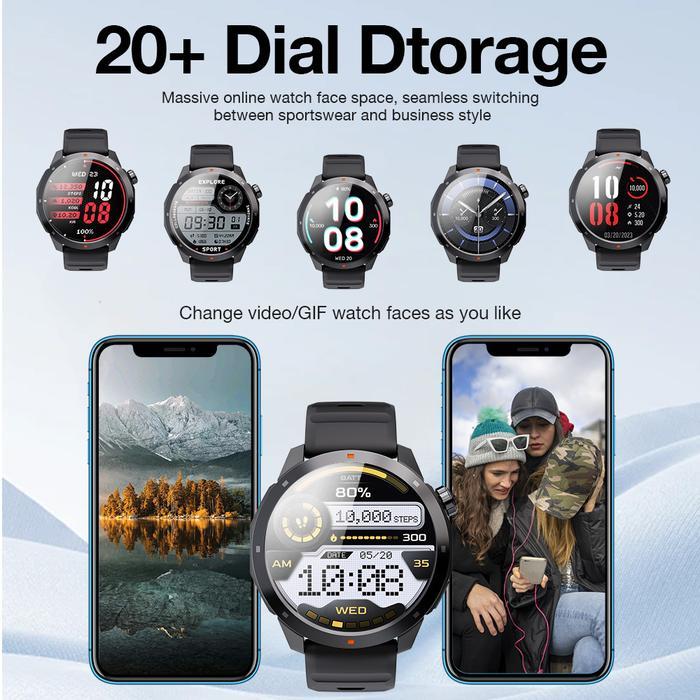 Promo Swimming Watch/GpsAolon Navi R3 Ultra Jam Tangan Pria Peta Gps Kecepatan Lari Tampilan Aod Jam