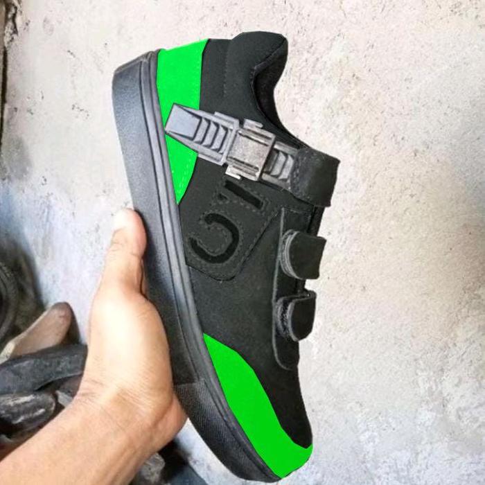 Sepatu Gowes Velcro Kulit Sapi - Sepatu Gowes Outdoor