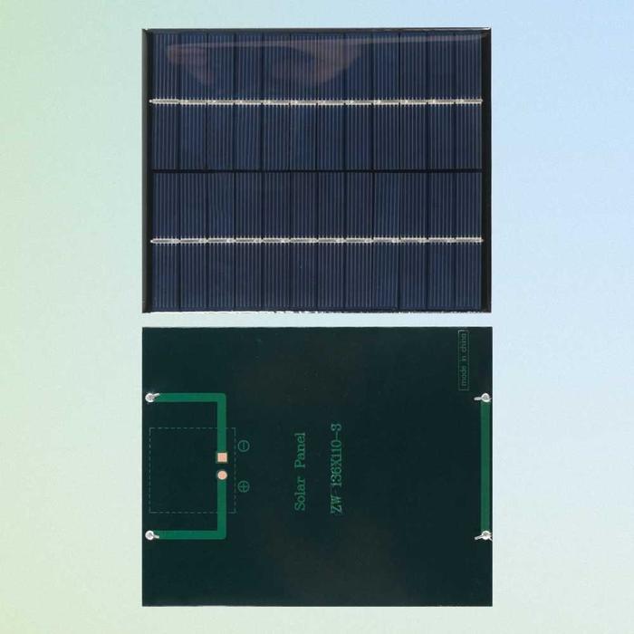 Mini Solar Panel DIY Modul Cell 5V 9V 12V Powerbank Tenaga Surya 12V 2W