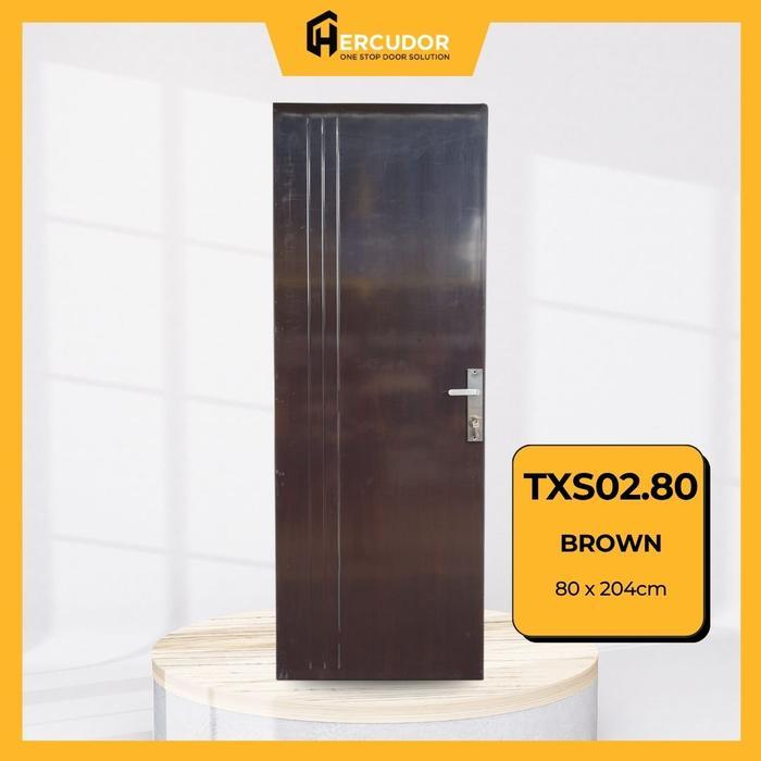 KODAI TXS - Pintu Utama / Pintu Kamar Tidur Baja KODAI TXS 80 SERIES - TXS02.80 BROWN