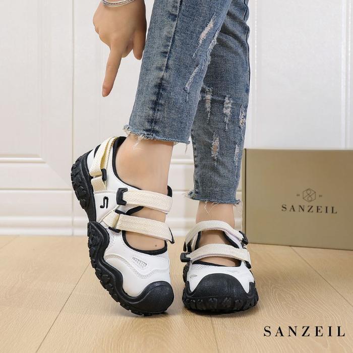 Sanzeil Nancy & Terea Sandal Wanita Slip On Strap Sol 3Cm Dan 5Cm 20552 Size 36 - 40