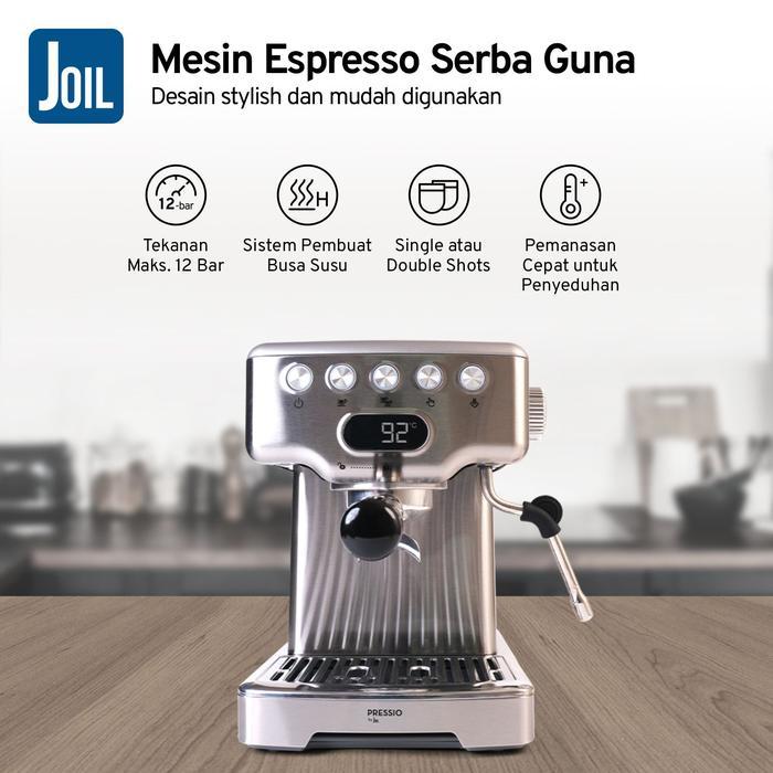 Diskon Joil Bundle 2-In-1 Mesin Kopi Espresso Paket Coffee Rumahan - Ep1 Bundling Original
