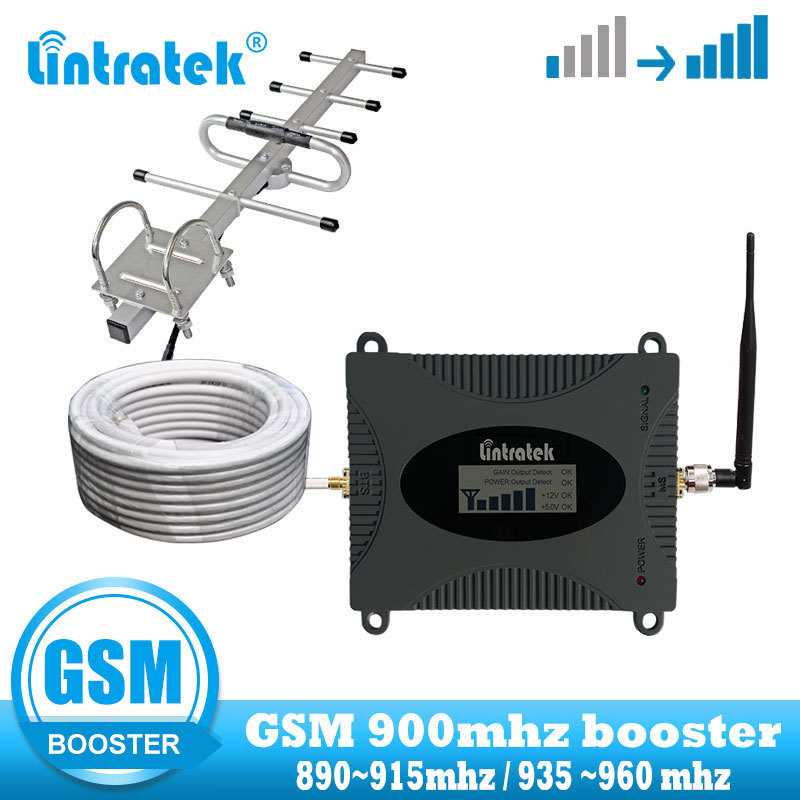 lintratek Mobile Cell Phone Signal Booster 2G GSM 900MHz cellular