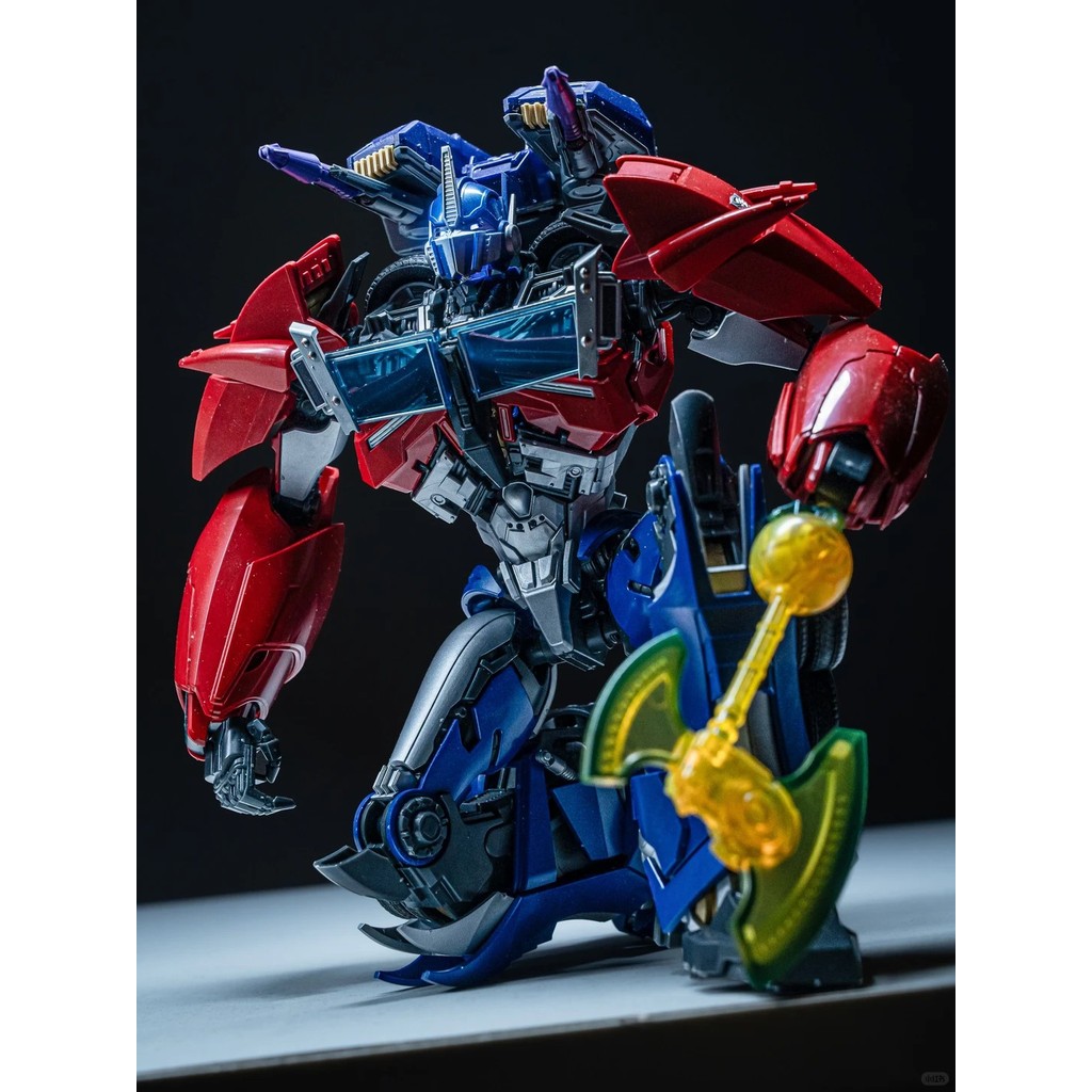 In Stock Genuine Blokees Optimus Prime Action Figure Tfp Transformers Prime Toys Assembly Model Kit