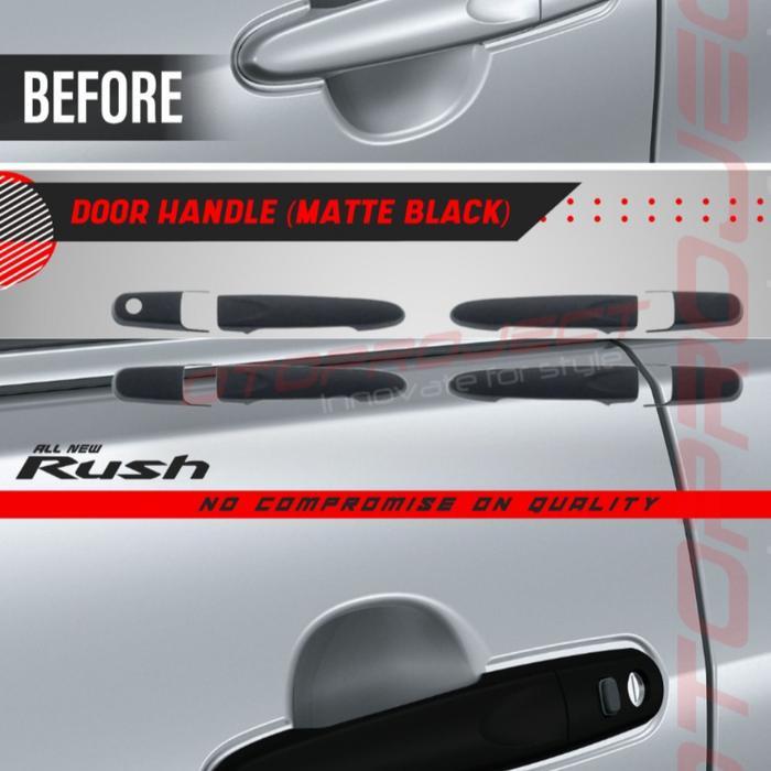 Door Handle Hitam Allnew Rush Smartkey