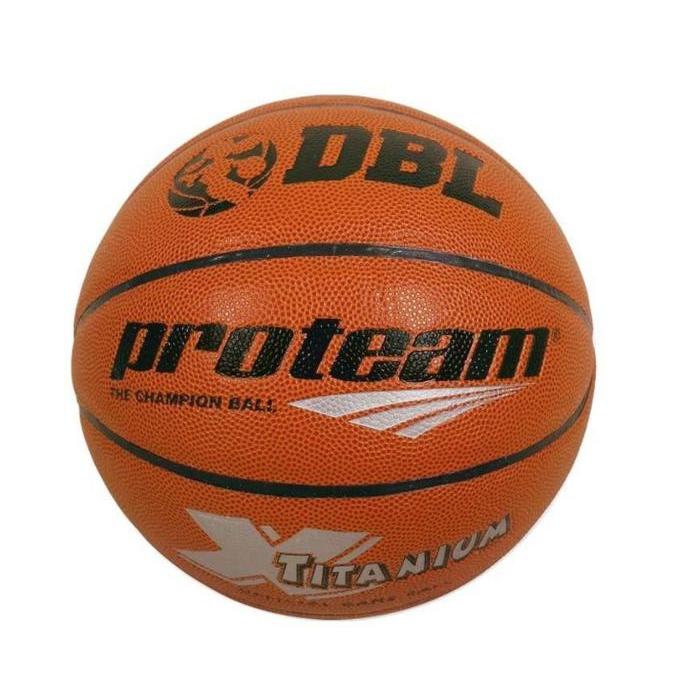 Bola Basket Proteam x DBL Basket Ball Licensed - Bola Basket X Titanium / Colors Edition Size 6 & 7