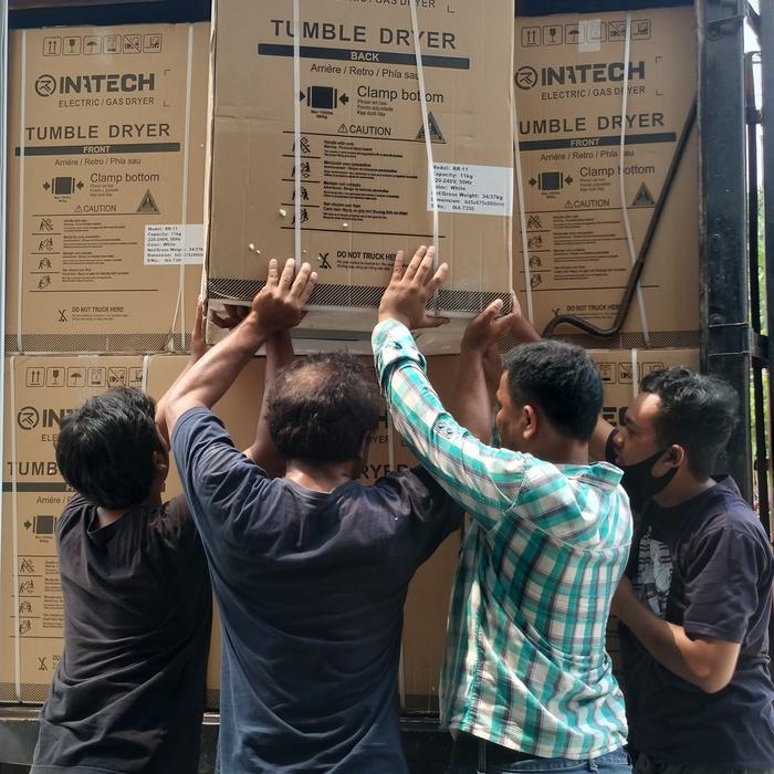 mesin pengering Pakaian dryer gas pengering laundry inatech