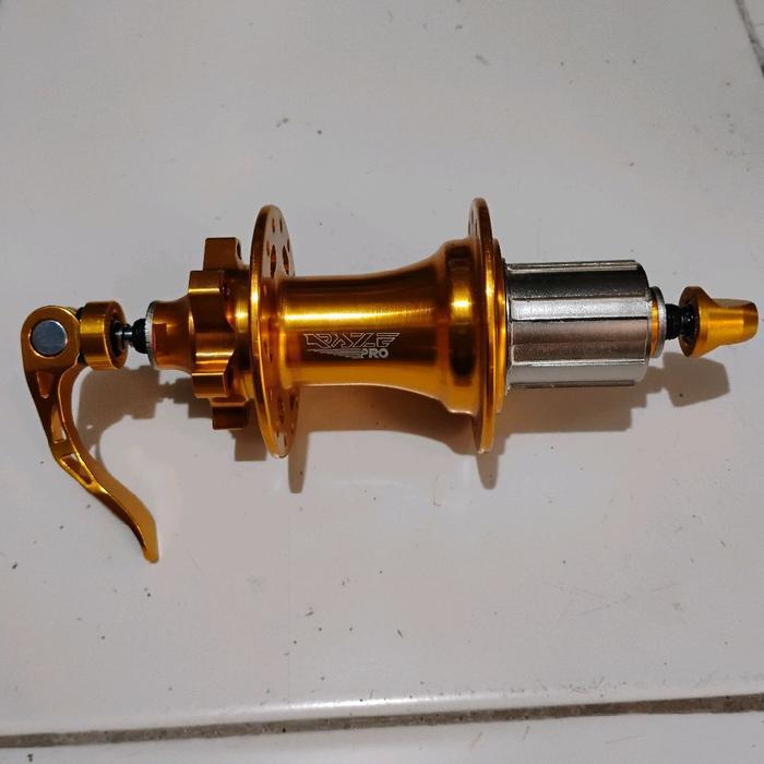 HUB BELAKANG FREEHUB 28 HOLE BEARING QR DISC READY STOCK