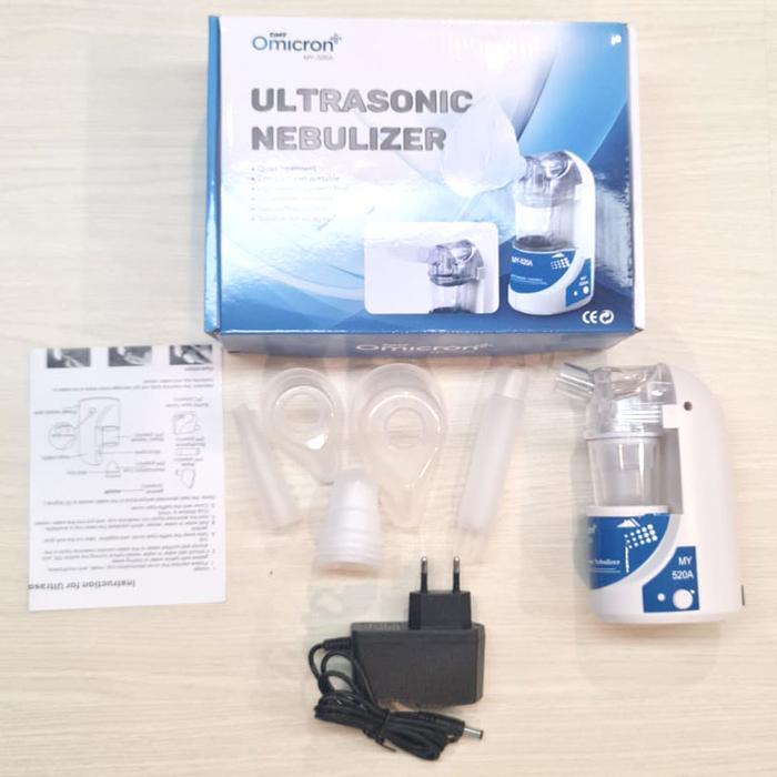 Portable Nebulizer Taft Omicron Ultrasonic Alat Terapi Pernapasan