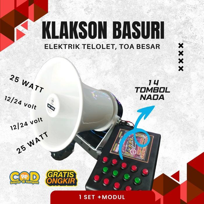TOLOLET ELEKTRIK 14 NADA BASURI TOA 25 TT Speaker mobil