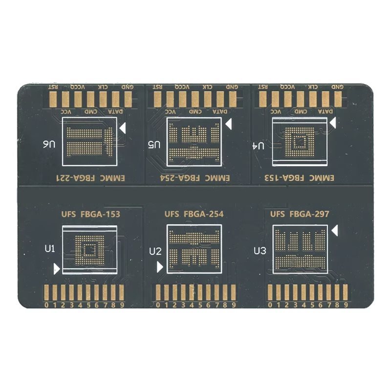 ISP EMMC Flash 64 BGA/64 FBGA Board Flash 153 254 221/153 254 297 UFS For F64 Lite Box