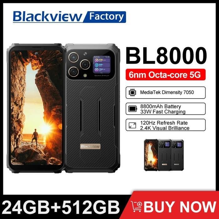 Blackview BL8000 Rugged Phone 5G, 24GB 512GB