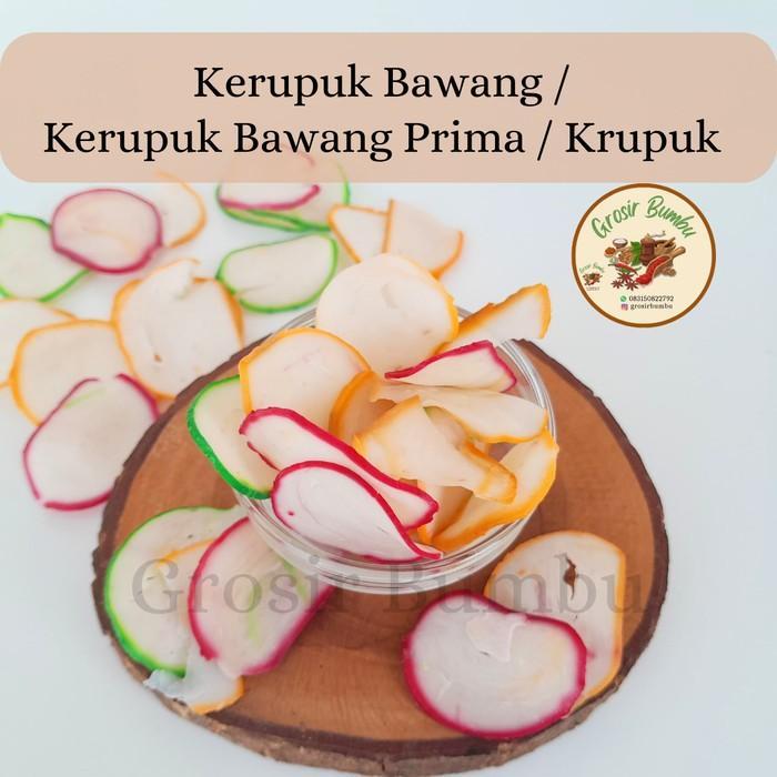 TERLARIS Kerupuk Bawang 1kg / Kerupuk Bawang Prima / Krupuk prima READY STOCK