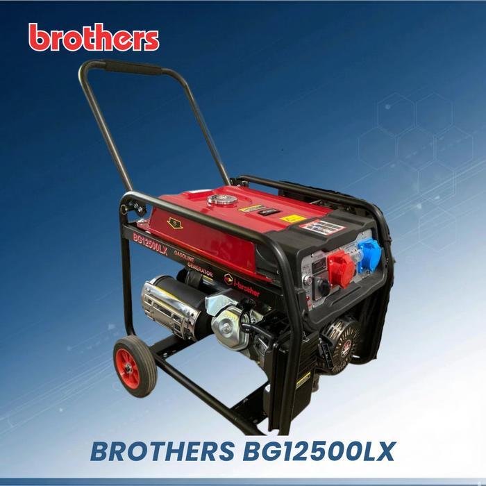 Genset BG12500LX Brothers - Genset 10.000 Watt Backup Listrik Rumah & Usaha