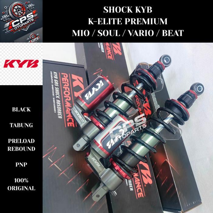 Shock Belakang KYB K-ELITE 300mm & 330mm | Mio / Soul / Beat / Vario / Scoopy | Kayaba Tabung Elegan