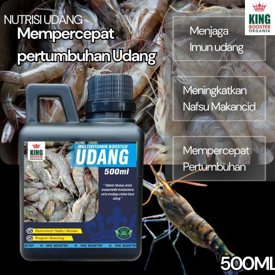 NUTRISI VITAMIN PROBIOTIK UDANG VANAME PAKAN UDANG 500ml