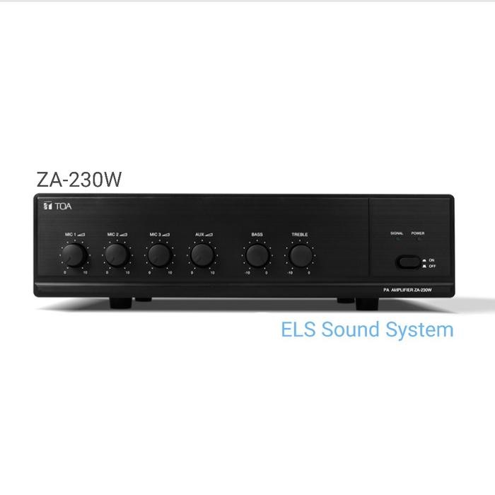 Power Mixer Amplifier Toa ZA-230W ZA-230 ZA230W ZA230 Ampli Toa 30w