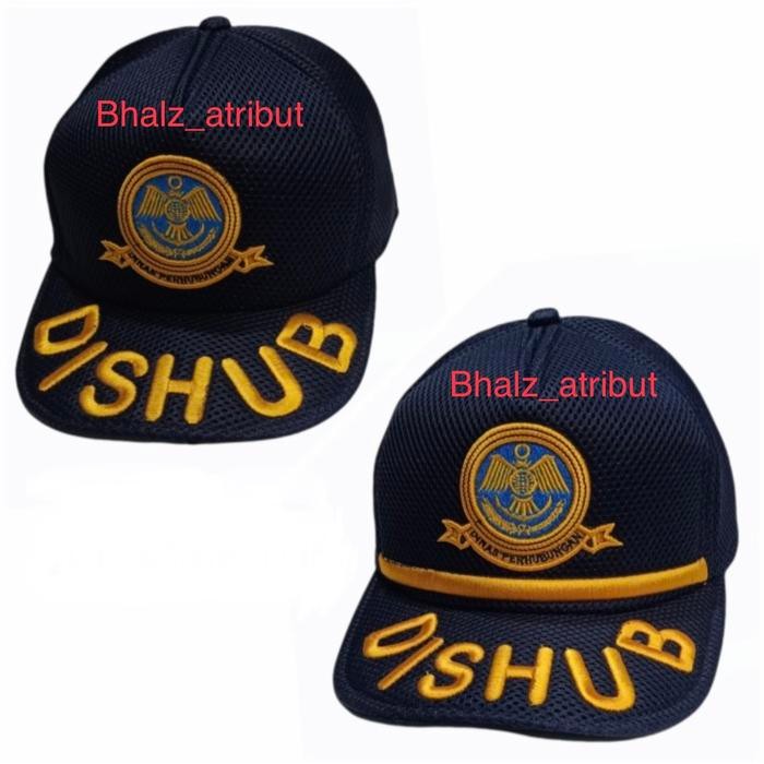 Topi jaring dishub golongan 4 Topi jaring dishub logo bulet dishub